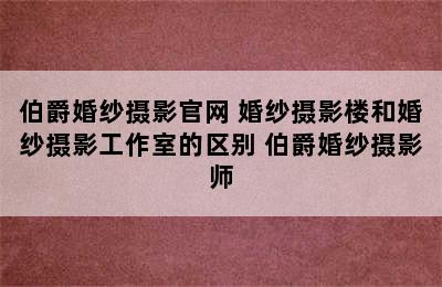 伯爵婚纱摄影官网 婚纱摄影楼和婚纱摄影工作室的区别 伯爵婚纱摄影师